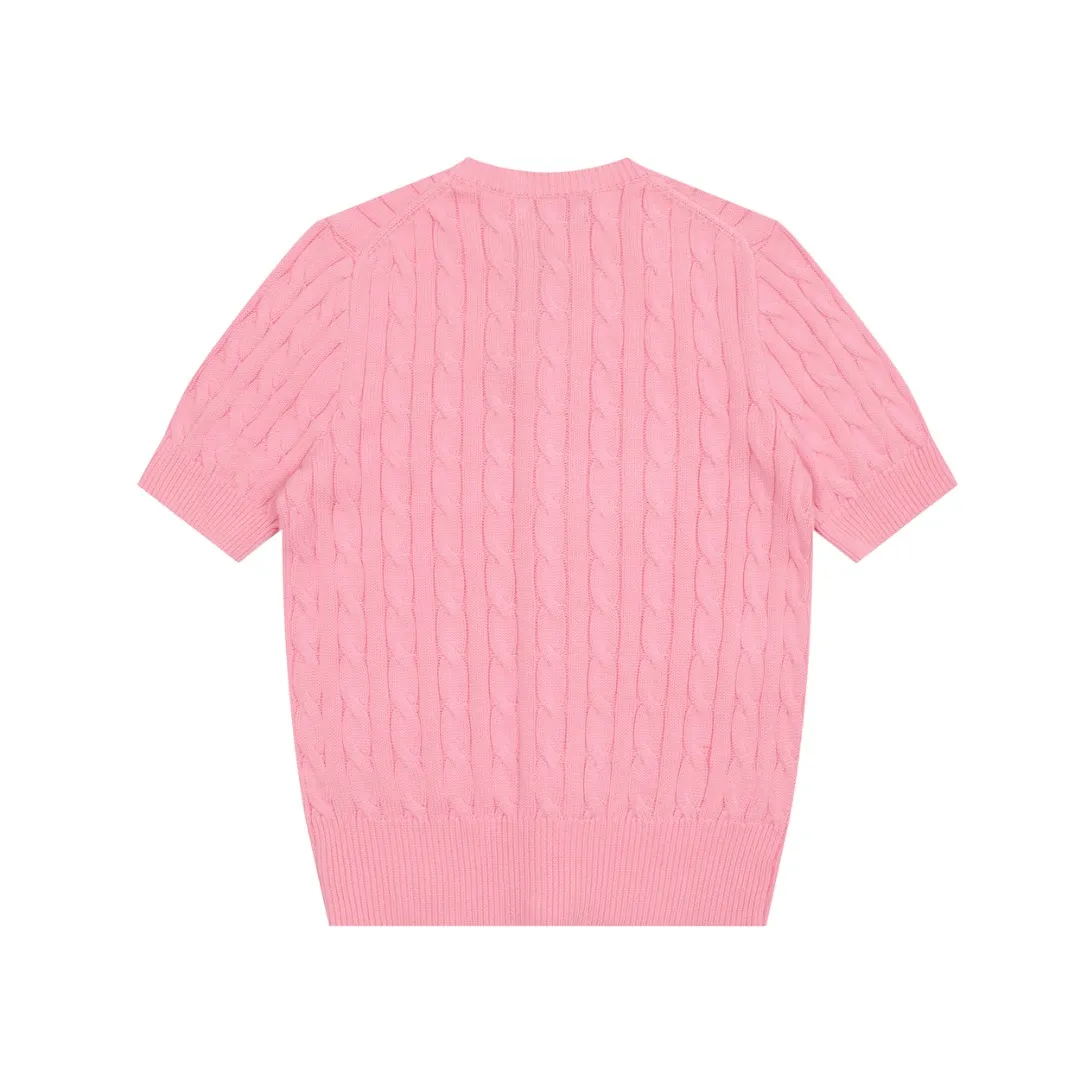 🅿️176 Top quality" Style number: DS021# (not off the shelves all year round) [Ralph Lauren round neck cardigan solid color pony embroidered logo knitted short sleeves] ✅Ralph Lauren classic basic versatile all-season cardigan knitted short sleeves ✅Main supplier platform live broadcast Wholesale entities Replenish when out of stock Not off the shelves ✅ZP quality 1:1 version Scan the code to enter the GF website Counter quality ✅Details and quality are the only one in Guangzhou. Imported quality cotton yarn, focusing on high-end, cost-effective. Needless to say good quality. ✅The version is restored to the original order. The maximum size can be worn up to 160 pounds. Loose, comfortable and stress-free.